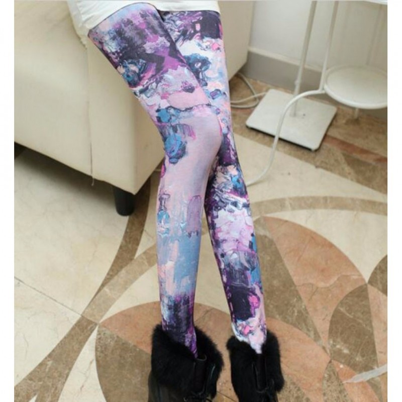 Elasticity Print Quick Dry Sporting Leggings BN040
