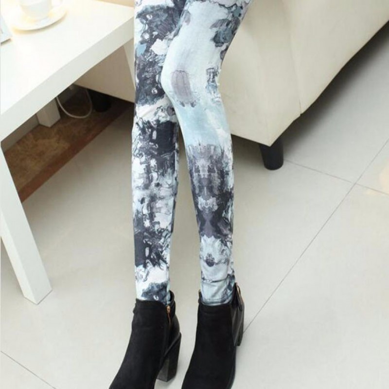 Elasticity Print Quick Dry Sporting Leggings BN040