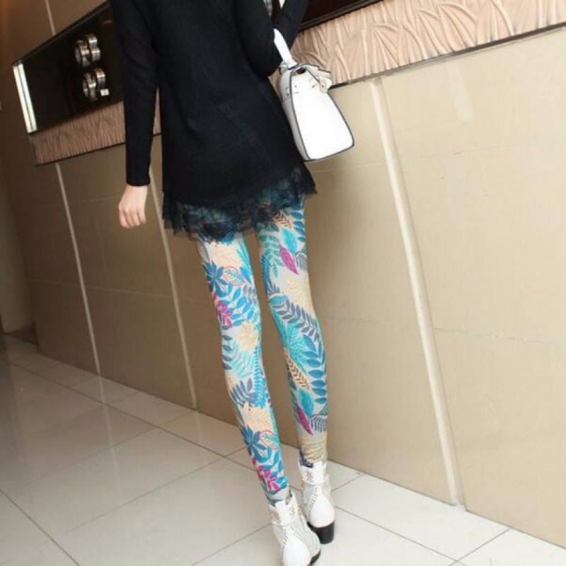 Elasticity Print Quick Dry Sporting Leggings BN040