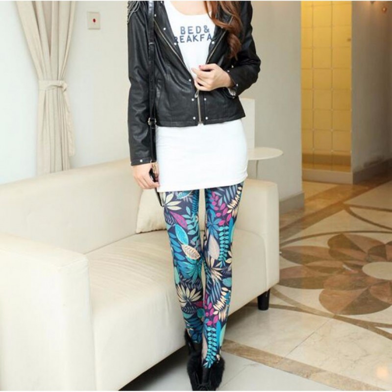 Elasticity Print Quick Dry Sporting Leggings BN040