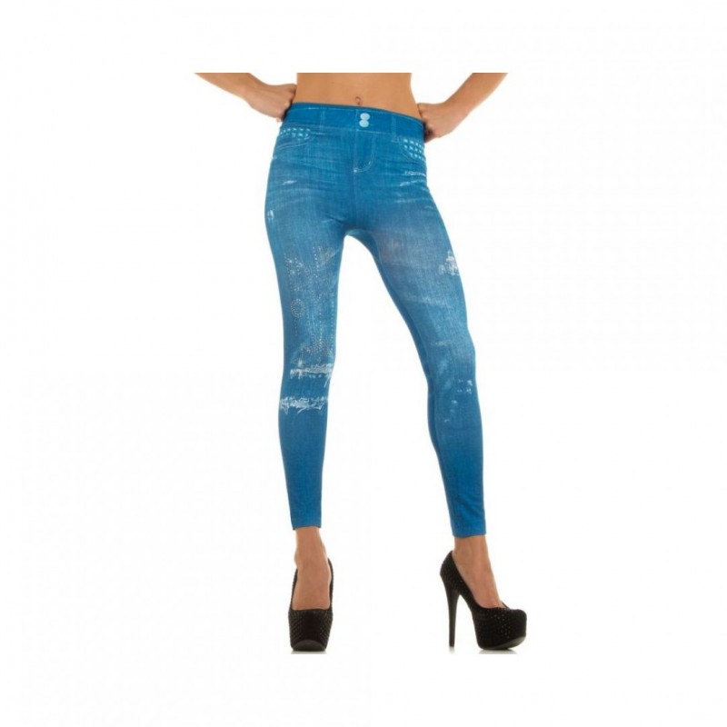 Ximanyi Jeans Print Leggings SS-LM941ZBl