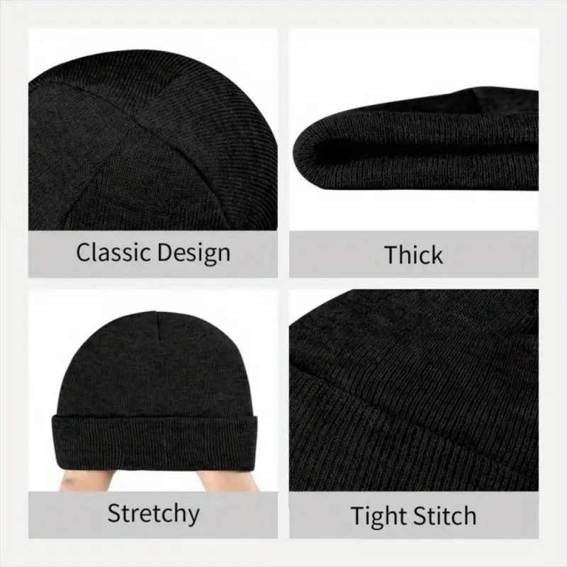 Metallica Knit Fold-Over Beanie-VV3575433