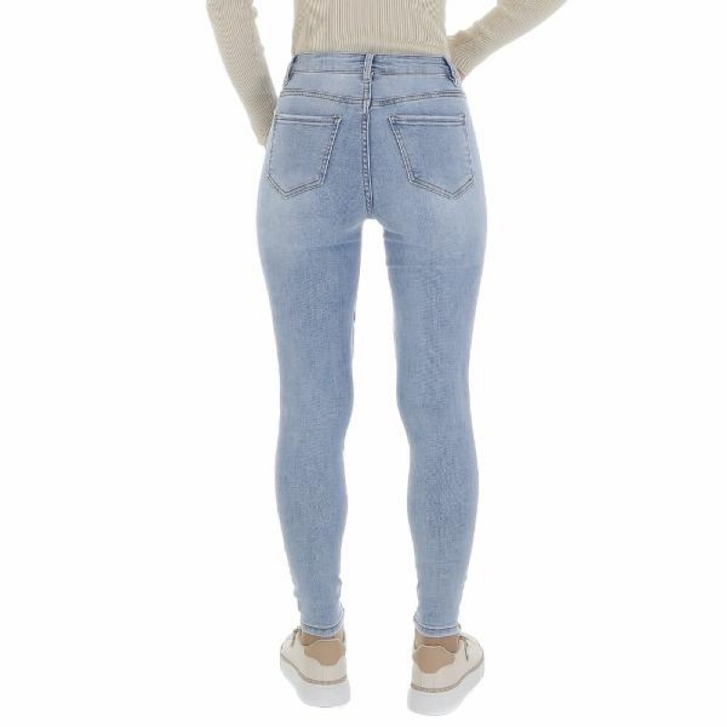 Laulia Ladies Highwaist Jeans KL-J-AP322-4-Aq