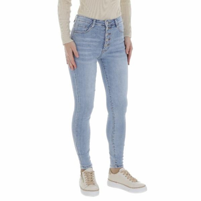 Laulia Ladies Highwaist Jeans KL-J-AP322-4-Aq