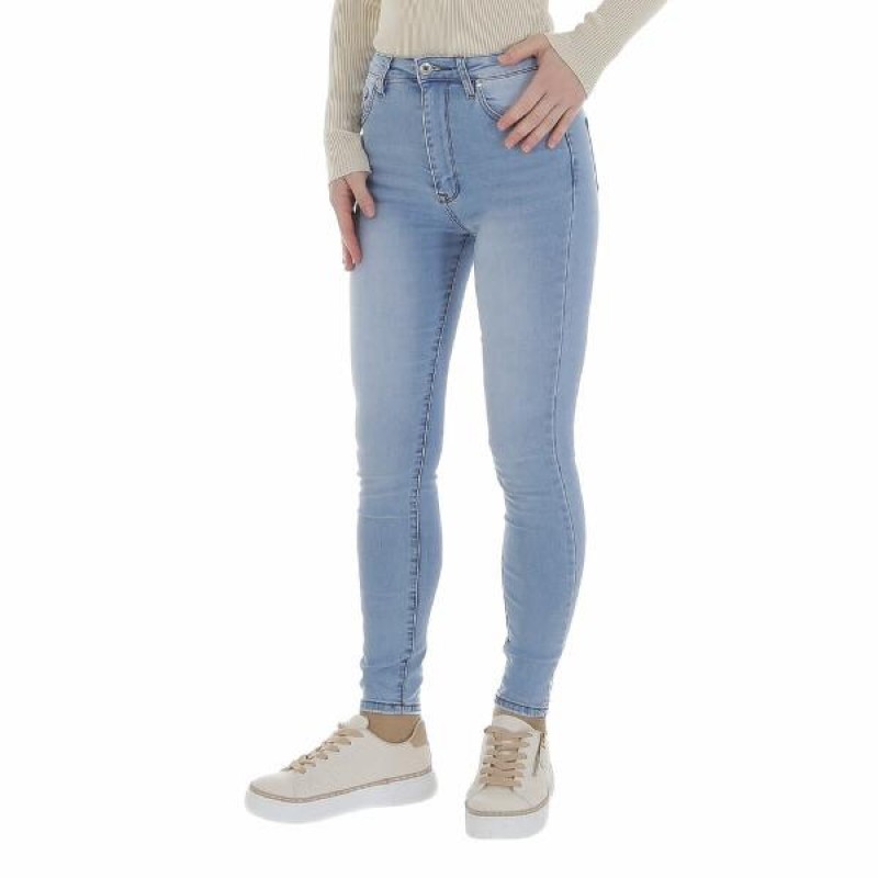 Laulia Ladies Highwaist Jeans KL-J-AP377-52-Aq