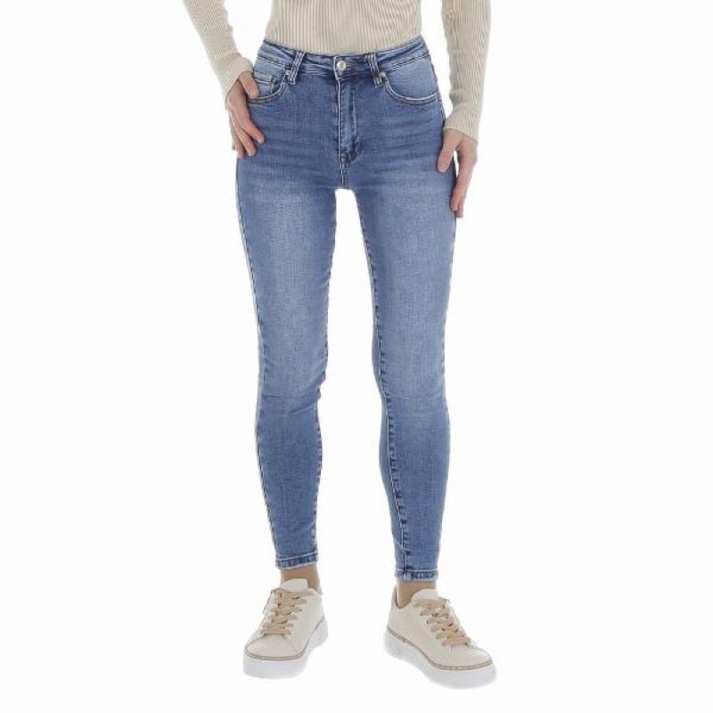 Laulia Ladies Highwaist Jeans KL-J-AP377-75-Bl