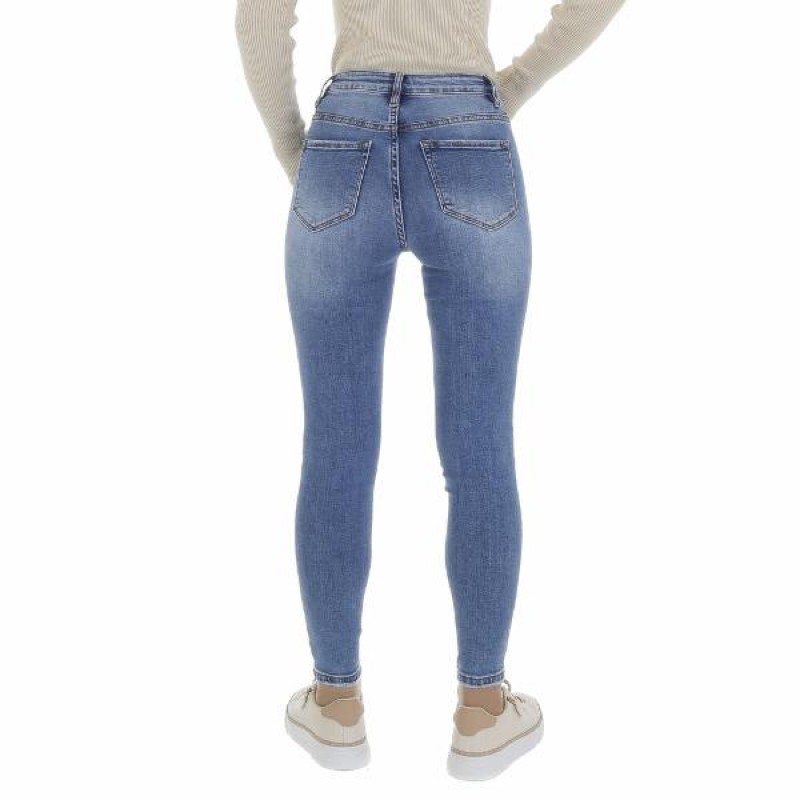 Laulia Ladies Highwaist Jeans KL-J-AP377-75-Bl