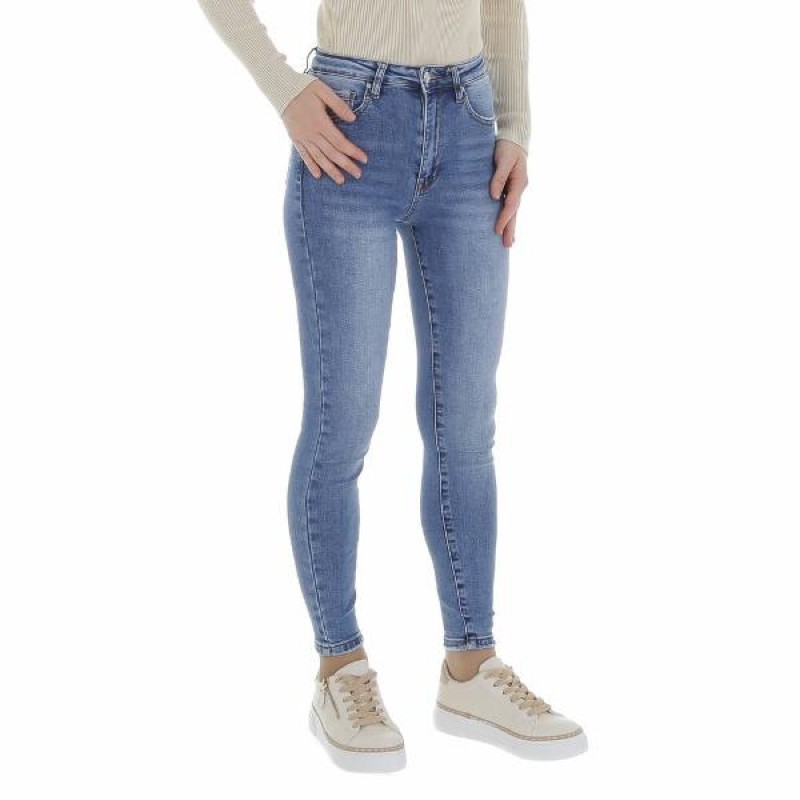 Laulia Ladies Highwaist Jeans KL-J-AP377-75-Bl