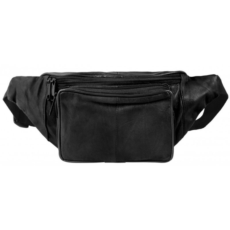 Leonardo Verrelli leather hip bag 3900041-001B