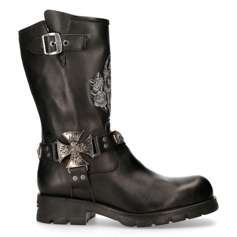 New Rock Motorcycle Boots M-7622-C2