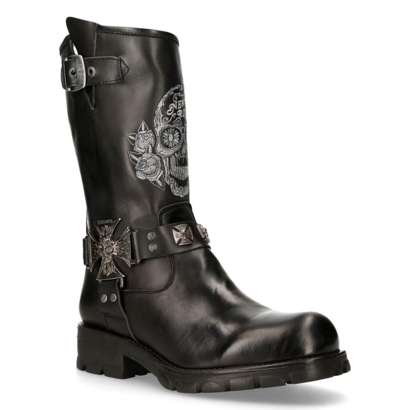 New Rock Motorcycle Boots M-7622-C2