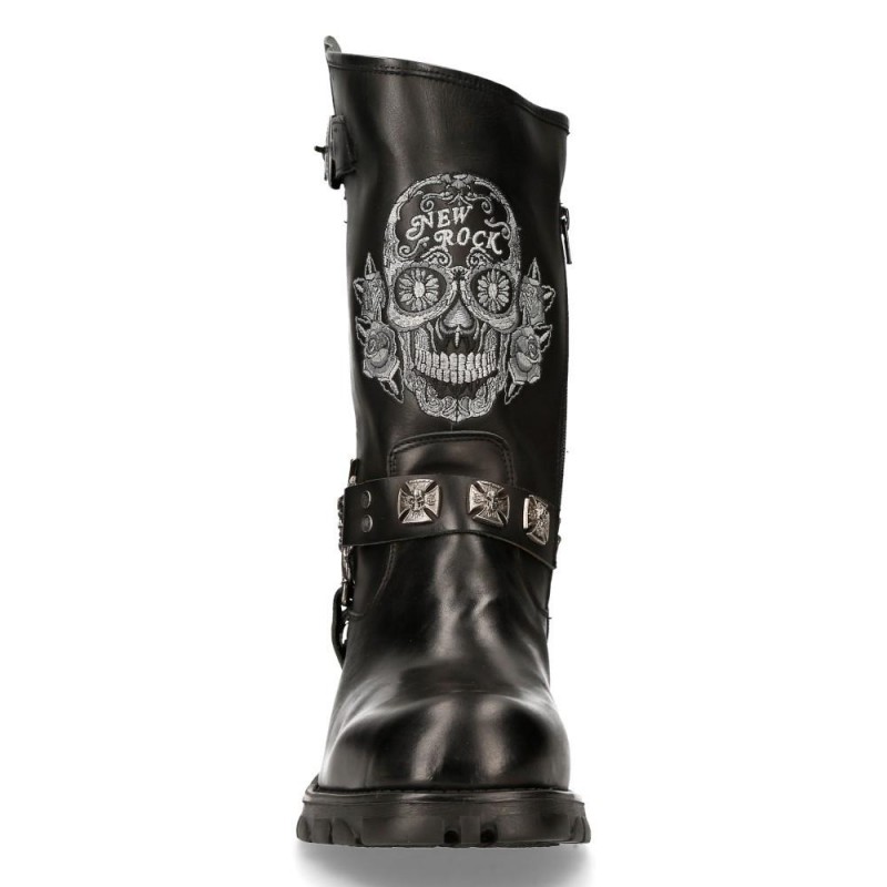 New Rock Motorcycle Boots M-7622-C2