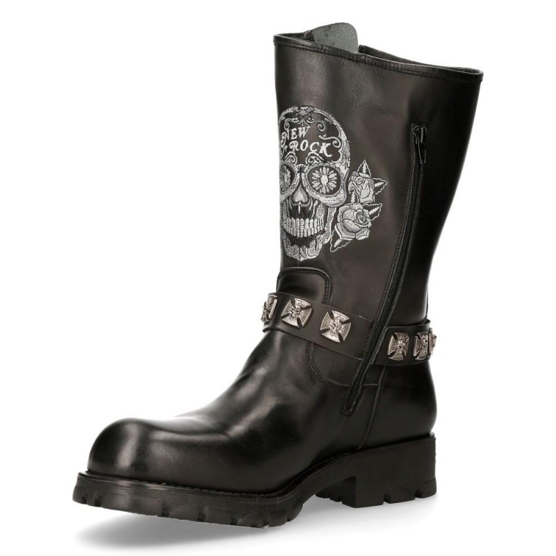 New Rock Motorcycle Boots M-7622-C2