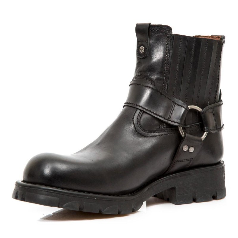 New Rock Motorcycle Ankle Boots M-7633-S1