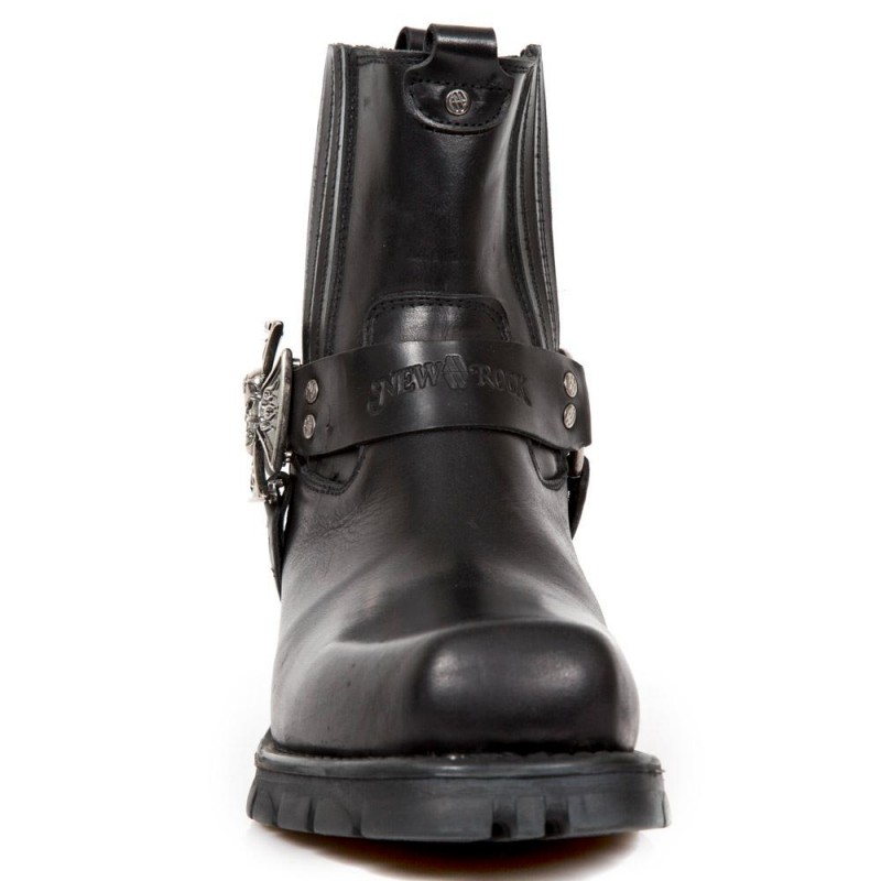 New Rock Motorcycle Ankle Boots M-7663-C1