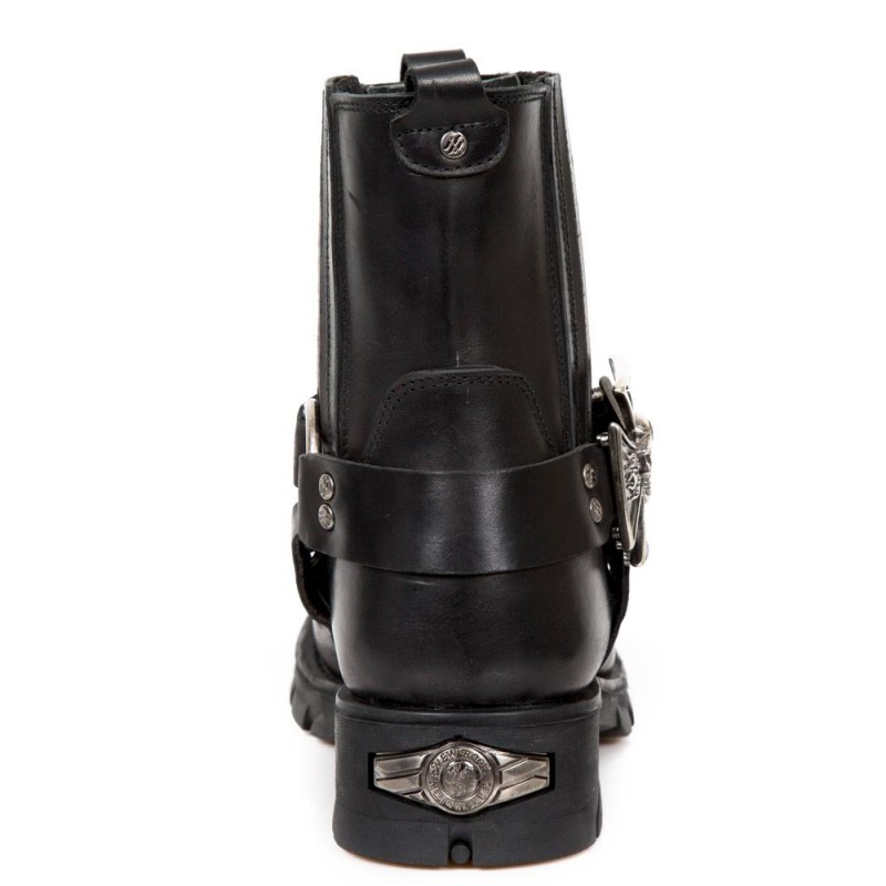 New Rock Motorcycle Ankle Boots M-7663-C1