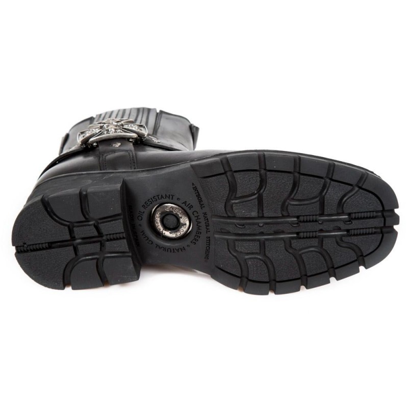 New Rock Motorcycle Ankle Boots M-7663-C1