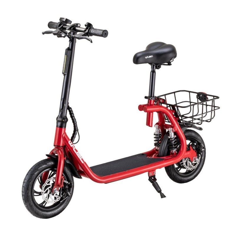Electric Scooter with Removable Seat and Basket ho...