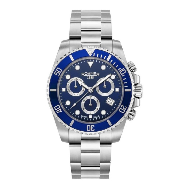 Roamer Deep Sea 100 Mens Watch Chronograph 8518374...