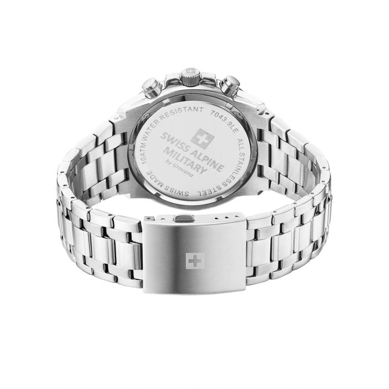 Swiss Alpine Military Mens Watch Chronograph 7043.9134SAM