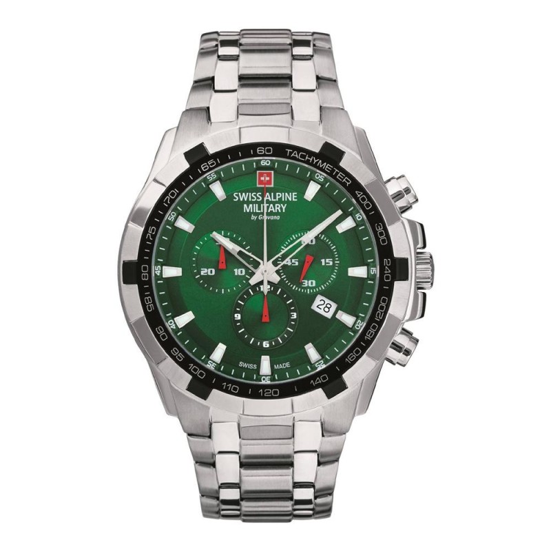 Swiss Alpine Military Mens Watch Chronograph 7043.9134SAM