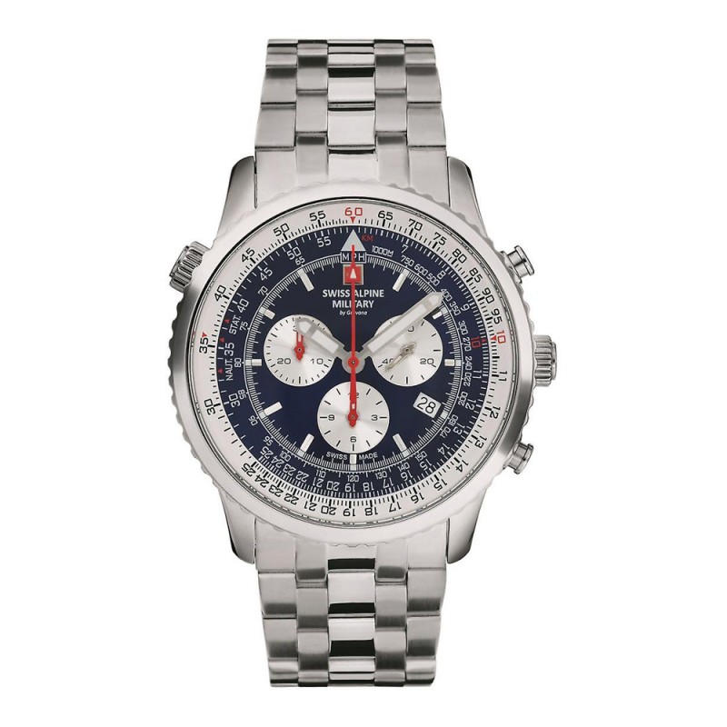 Swiss Alpine Military Mens Watch Chronograph 7078....
